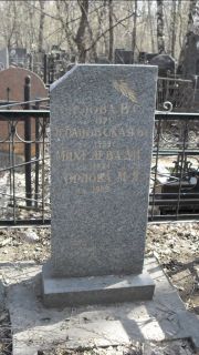 Аграноская Б. С., Москва, Востряковское кладбище