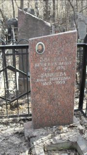 Златкина Бетя Израилевна, Москва, Востряковское кладбище