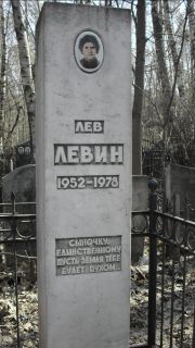 Левин Лев , Москва, Востряковское кладбище