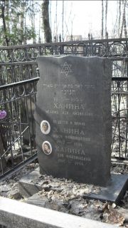 Ханина Нехама-Лея Айзиковна, Москва, Востряковское кладбище
