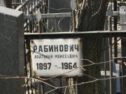 Рабинович Анатолий Моисеевич, Москва, Востряковское кладбище