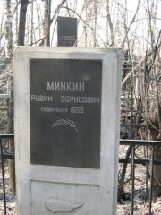 Минкин Рувин Борисович, Москва, Востряковское кладбище