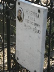 Живина Анна Иосифовна, Москва, Востряковское кладбище