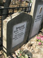 Бруцкус Бейла Абелевна, Москва, Востряковское кладбище