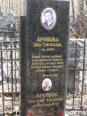 Аронова Дина Григорьевна, Москва, Востряковское кладбище