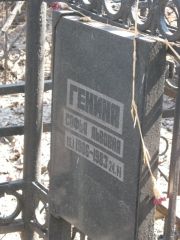 Генина София Львовна, Москва, Востряковское кладбище