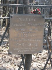 Сасонко Иосиф Григорьевич, Москва, Востряковское кладбище