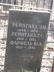 Фарфель Ю. Л., Москва, Востряковское кладбище