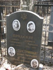 Бродский Самуил Григорьевич, Москва, Востряковское кладбище
