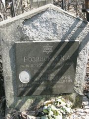 Крамаровский Михаил Давыдович, Москва, Востряковское кладбище
