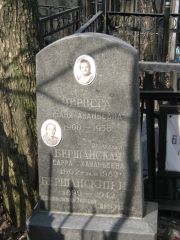 Чернега Фаня Ананьевна, Москва, Востряковское кладбище