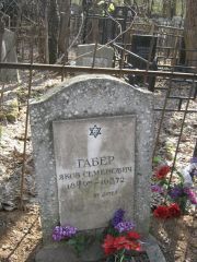 Габер Яков Семенович, Москва, Востряковское кладбище