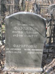 Фарберов Лев Абрамович, Москва, Востряковское кладбище