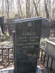 Вайнер Рухля Липовна, Москва, Востряковское кладбище
