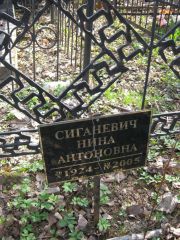 Сиганевич Нина Антоновна, Москва, Востряковское кладбище