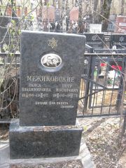 Межиковский Петр Иосифович, Москва, Востряковское кладбище
