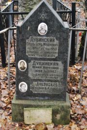 Дубинский Сруль-Герц Мошкович, Москва, Востряковское кладбище