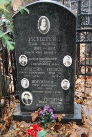 Шмуйлович Гирш Давидович, Москва, Востряковское кладбище