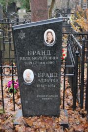 Бранд Келя Мордуховна, Москва, Востряковское кладбище