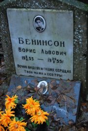 Бенинсон Борис Львович, Москва, Востряковское кладбище