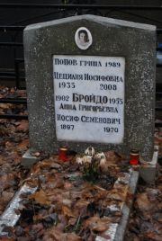 Попова Цецилия Иосифовна, Москва, Востряковское кладбище