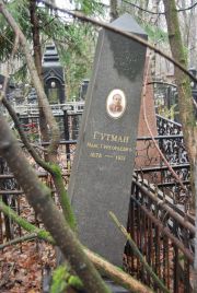 Гутман Макс Григорьевич, Москва, Востряковское кладбище