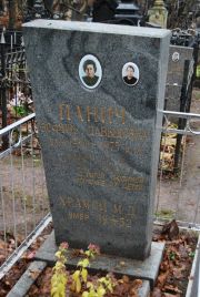Панич Эсфирь Давыдовна, Москва, Востряковское кладбище