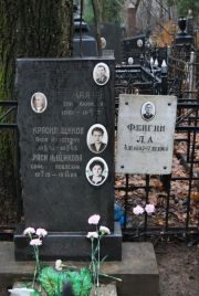 Фейгин Л А, Москва, Востряковское кладбище