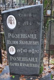 Розенбанд Шулим Яковлевич, Москва, Востряковское кладбище