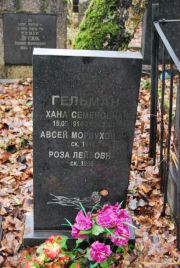 Гельман Роза Лейбовна, Москва, Востряковское кладбище