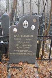 Байгельман Янкель Гершкович, Москва, Востряковское кладбище