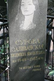 Сурова-Заливанская Людмила Яковлевна, Москва, Востряковское кладбище