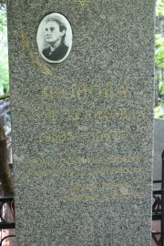 Звонова Бася Генриховна, Москва, Востряковское кладбище