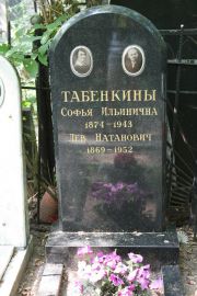 Табенкина Софья Ильинична, Москва, Востряковское кладбище