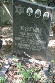 Каган Вениамин Львович, Москва, Востряковское кладбище