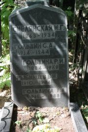 Гольдина Р. И., Москва, Востряковское кладбище