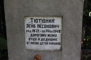 Тютюник Лейб Несонович, Москва, Востряковское кладбище