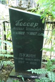 Пассер Михаил Исаакович, Москва, Востряковское кладбище