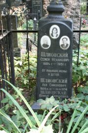 Шлионский Семен Исаакович, Москва, Востряковское кладбище