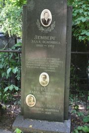 Лемберг Элла Осиповна, Москва, Востряковское кладбище