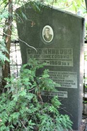 Сапожникова Цапа Шнееровна, Москва, Востряковское кладбище