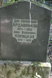 Косицкая Анна Вульфовна, Москва, Востряковское кладбище