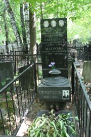 Матусова Татьяна Вениаминовна, Москва, Востряковское кладбище