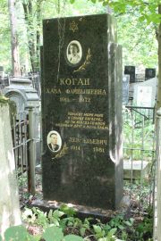 Коган Хава Файвышевна, Москва, Востряковское кладбище