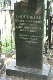 Торговник Иосиф Исаакович, Москва, Востряковское кладбище