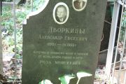Дворкина Роза Моисеевна, Москва, Востряковское кладбище