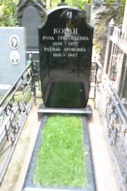 Коган Роза Григорьевна, Москва, Востряковское кладбище
