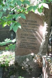 Аронов Абрам Михайлович, Москва, Востряковское кладбище