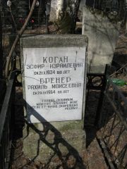 Коган Эсфир Израилевна, Москва, Востряковское кладбище
