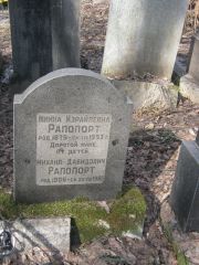 Рапопорт Минна Израилевна, Москва, Востряковское кладбище